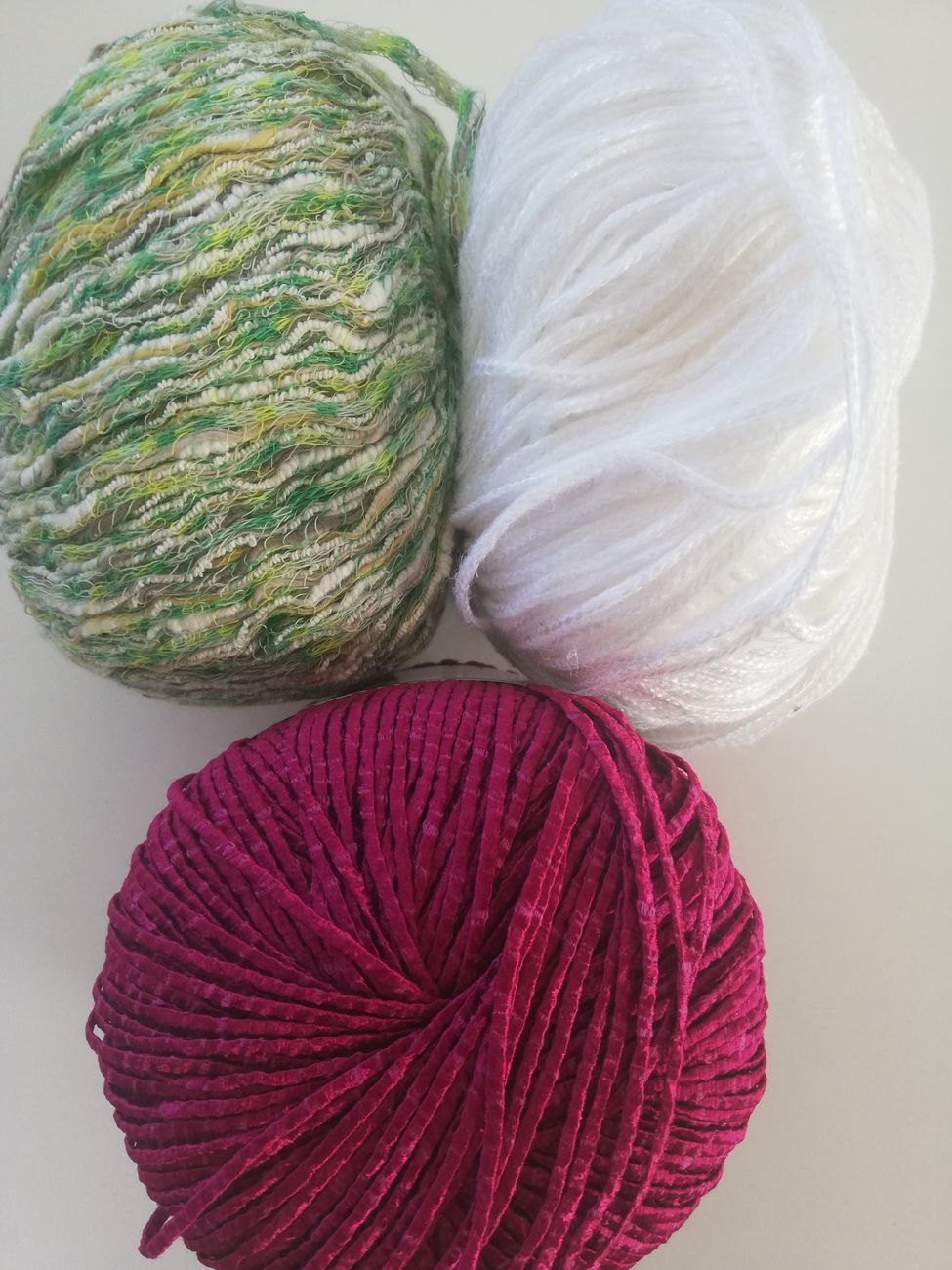 grün-melliert/weiß/fuchsia